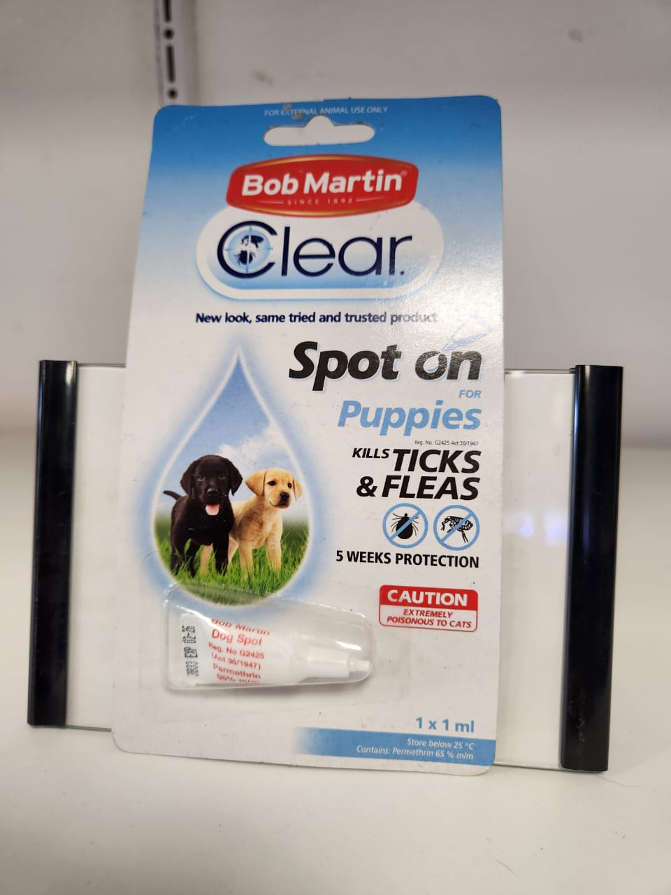 BOB MATRIN DOG SPOT ON FOR PUPPIES 1ML