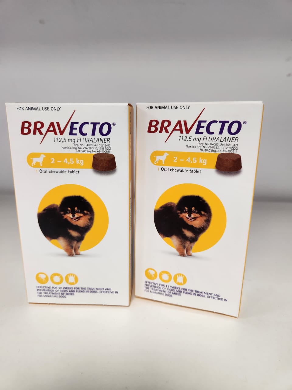 BRAVECTO TABLETS DOG
