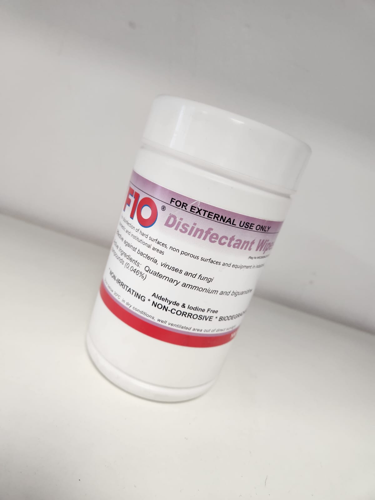 F10 DISINFECTANT WIPES