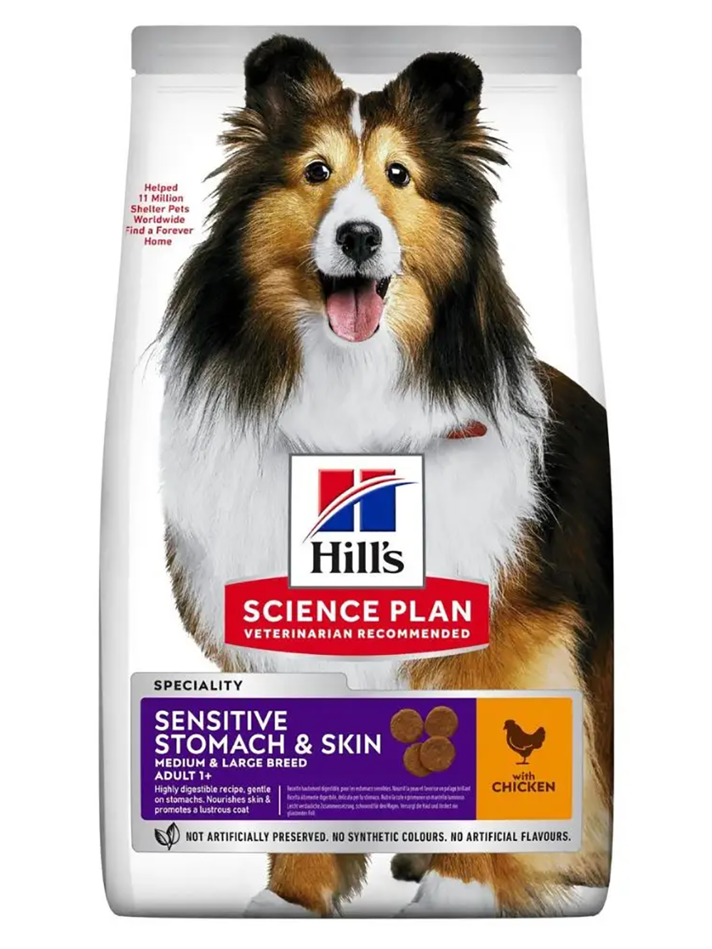 HILLS SP CANINE SENSITIVE STOMACH & SKIN 12KG
